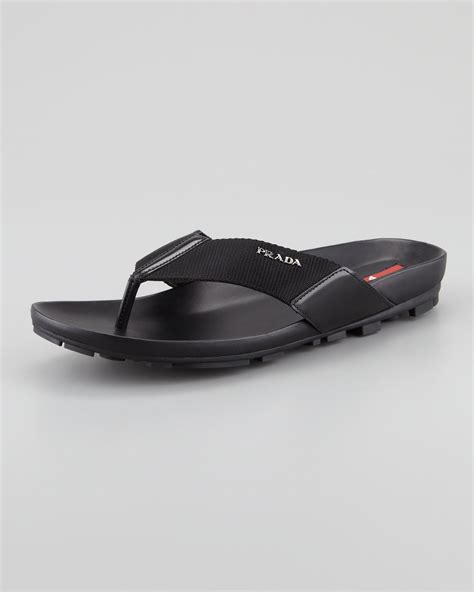 prada thong sandals men's|prada women's thong sandals.